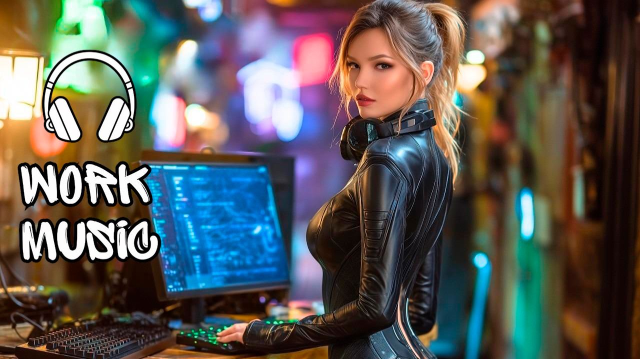 Система фокусировки Cyberpunk | Музыка для СДВГ и продуктивности при гиперфокусировке смотреть онлайн