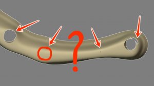 Дефекты балки в BlenderForDental. Почему?