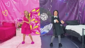 Розовое против чёрного детский челлендж