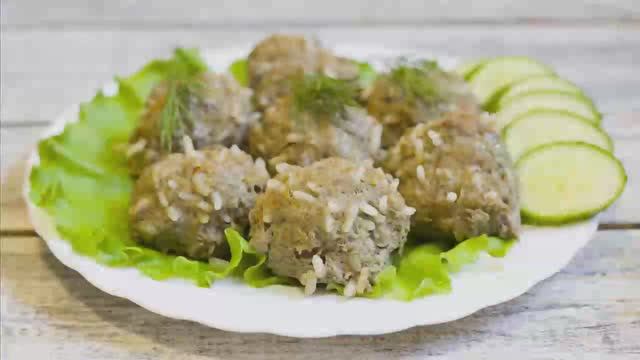 Ежики мясные с рисом - Как приготовить ёжики из фарша и риса в мультиварке_ Самый простой рецепт! смотреть онлайн