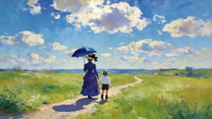 Визуальные Поэмы - Клод Моне `Падение в маковое поле`