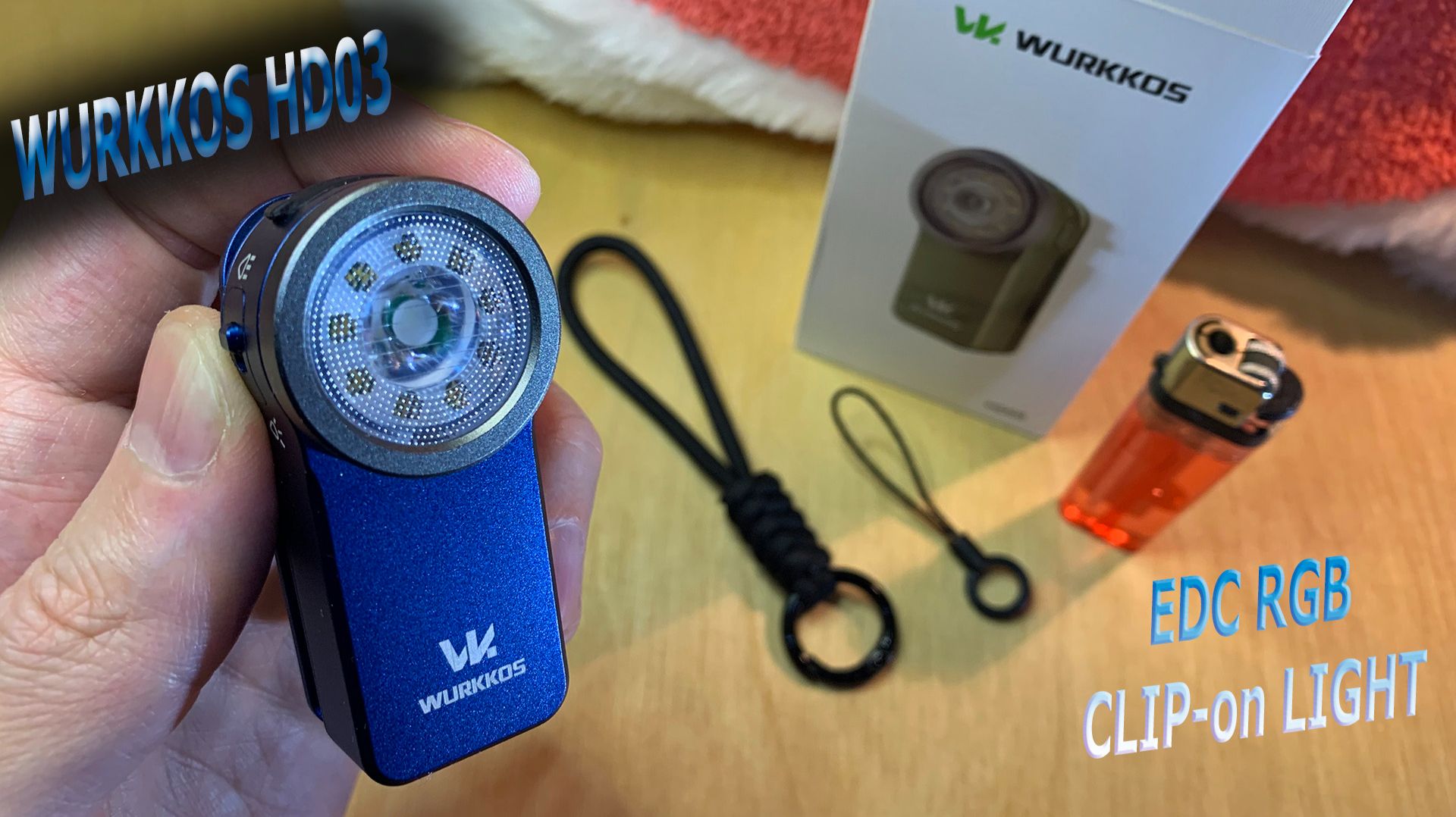 Фонарь Wurkkos HD03. Тактический малыш на приЩепке ! смотреть онлайн