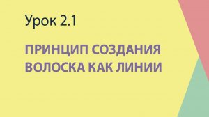 2.1 Принцип создания волоска