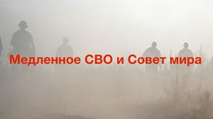 Медленное СВО и Совет мира