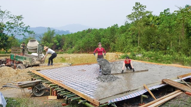 Строю дом мечты. Бетонный пол с твердым железным сердечником. Серия 2. Ли Фук смотреть онлайн