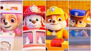 Мультики для Детей Щенячий Патруль Tiles Hop - СКАЙ, МАРШАЛЛ, КРЕПЫШ, ГОНЩИК