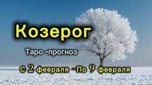 КОЗЕРОГ 💖ТАРО ПРОГНОЗ ‼️02.02-09.02(2026) #прогноз #таро #козерог