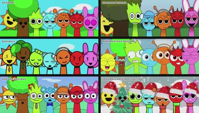 Mix All Together Sprunki vs Sprunksters Edition vs Sprunkalicious vs Sprunki Christmas Edition - P5 смотреть онлайн
