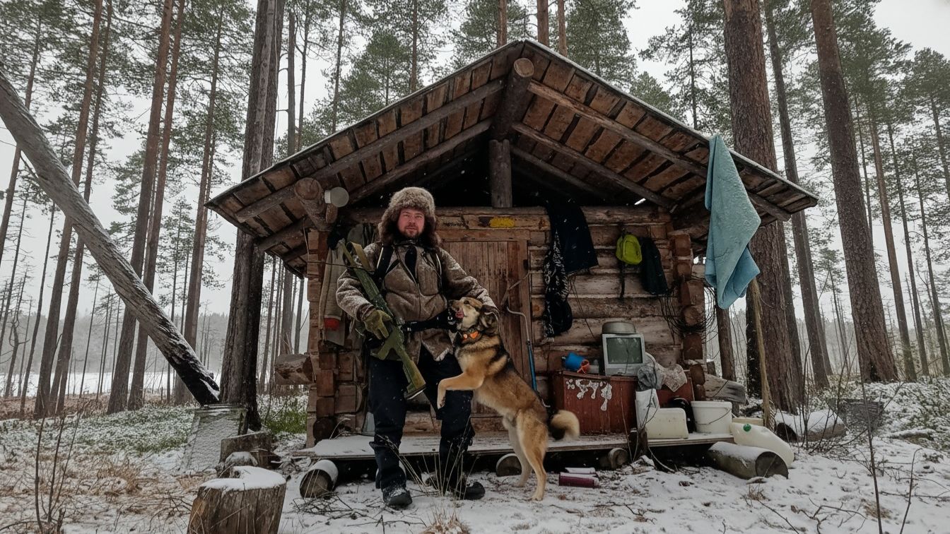 ОТКРЫЛ ДВЕРЬ В ТАЁЖНУЮ ИЗБУ И УВИДЕЛ ЭТО. ПОХОД К ИЗБЕ. ПОИСК ИЗБУШКИ В ДИКОМ ЛЕСУ. ПРИКЛЮЧЕНИЕ смотреть онлайн