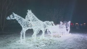 HDR PLUS Луганск Новогодний Парк Горького на Рождество Христово №3