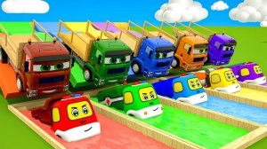 Классные мультфильмы для детей и малышей про машинки с весёлыми песенками для малышей и детей