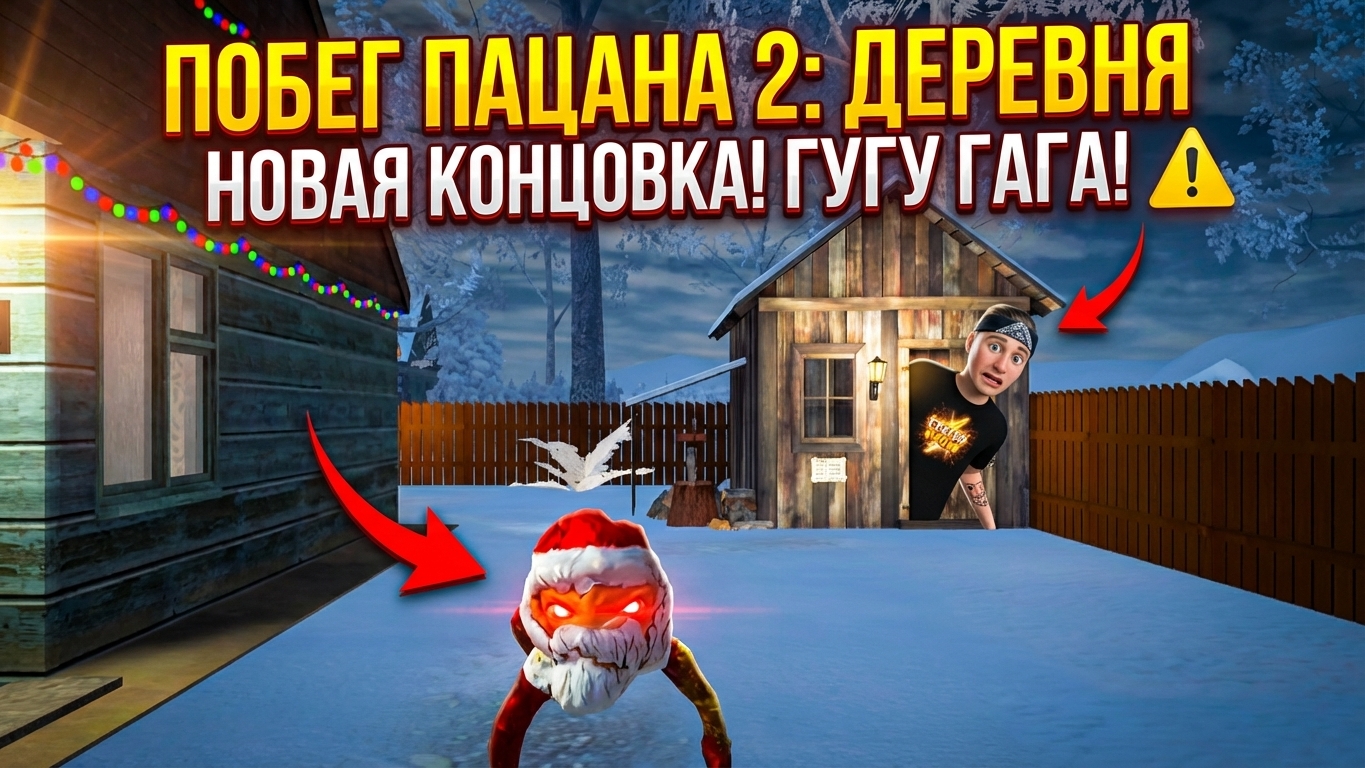 ⚡НА МЕНЯ НАПАЛ ГУГУ ГАГА! ПОБЕГ ПАЦАНА 2 ОБНОВА ➣ ПОБЕГ ПАЦАНА 2: ДЕРЕВНЯ смотреть онлайн