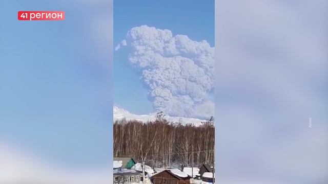 ВУЛКАН ШИВЕЛУЧ ВЫБРОСИЛ ПЕПЕЛ НА 7 КМ • НОВОСТИ КАМЧАТКИ смотреть онлайн