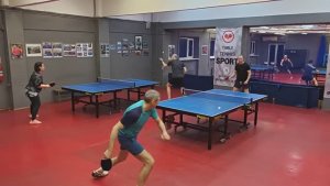 Коренюгин А. (679) - Звергздин А. (692) настольный теннис 27.01 Малиновый 400+ турнир СПб