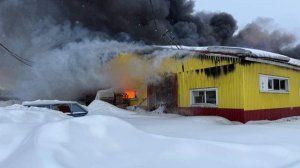 Названа предварительная причина пожара в производственном здании в Подмосковье