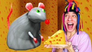 КИТАЙКА И ПОБЕГ ИЗ СЫРА ОТ КРЫСЫ ЛАРИСЫ 2 ЧАСТЬ!