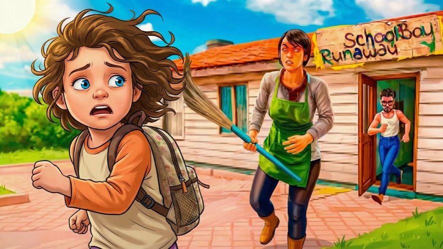 Получится ли сбежать от родителей : захватывающее приключение в игре Schoolboy Runaway! смотреть онлайн