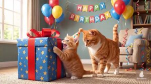 Котики - подарок на День Рождения