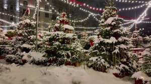 Рождество в Москве прогулка по Тверскому бульвару 🎄❄️✨