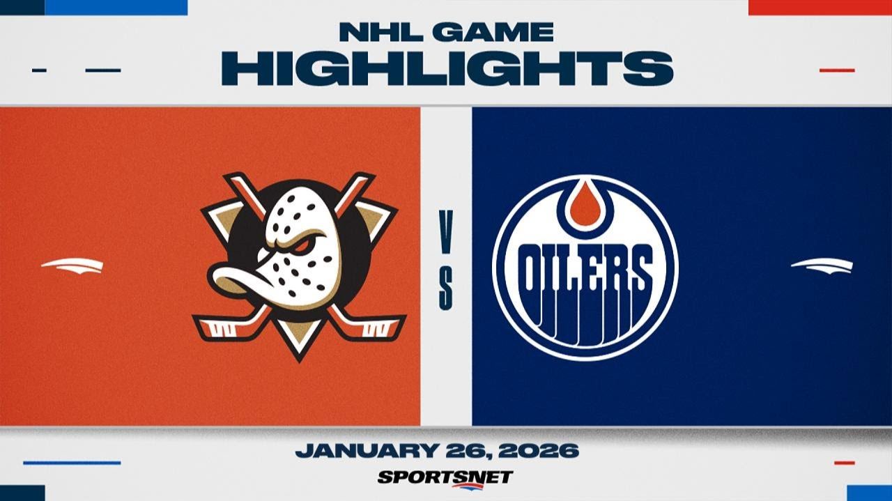 27.01.2026 | ОБЗОР МАТЧА | Эдмонтон Ойлерз - Анахайм Дакс | Highlights смотреть онлайн