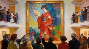 Визуальные Поэмы - Клод Моне `Красная бабочка Парижа`