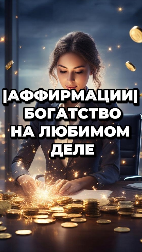 Аффирмации Богатство на любимом деле