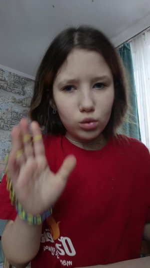 делаю перчатку из резинок