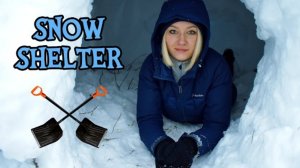 Строительство снежного укрытия в зимнем лесу, Приготовление пищи.