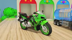 Мультики для детей Веселые машинки! Играем и изучаем цвета! Детские стишки и песенки для малышей