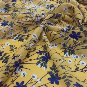 ТД НеваТкани. Артикул К-2344-9-1 шифон гладкий принт