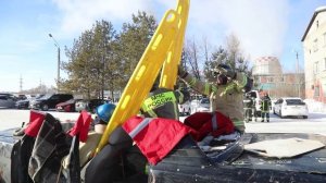 Соревнования по аварийно-спасательным работам при ликвидации последствий ДТП