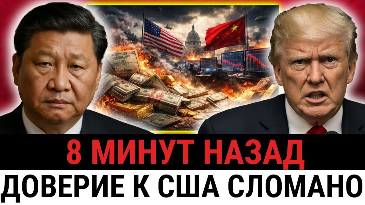 Власть Трампа слабеет; рынки впервые ПРОДАЮТ США и уходят в китайский долг? смотреть онлайн
