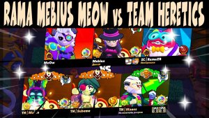СКРИМЫ 2026 - RAMA MEBIUS MEOW vs iKAOSS MARCO SUBEME (TEAM HERETICS) #brawlstars