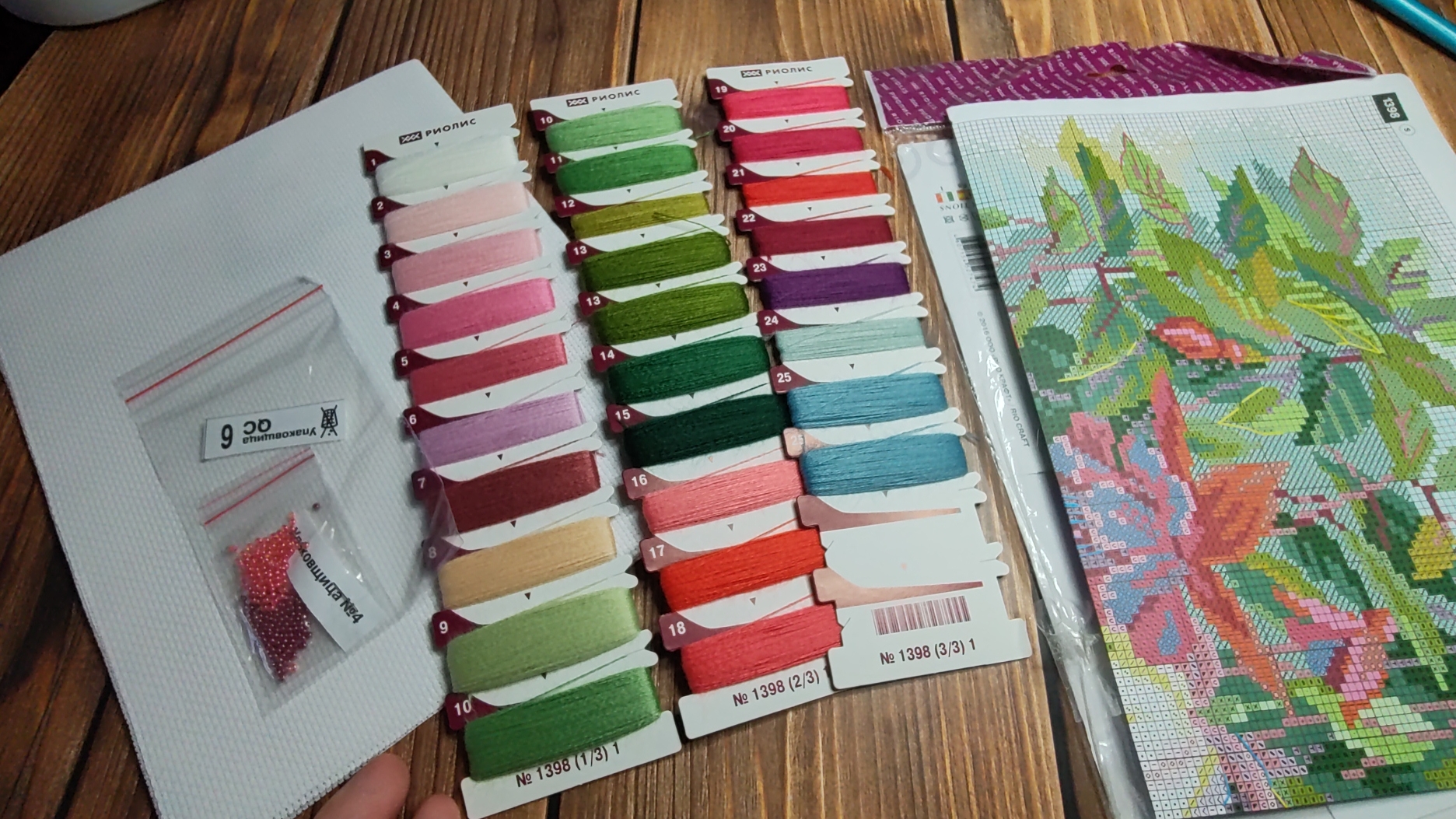 Январский старты. Вышивка крестом. смотреть онлайн