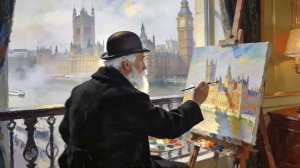 Визуальные Поэмы - Клод Моне `Парламент`