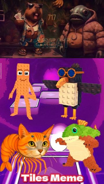 LVL№164 КАКОЙ ИЗ ИТАЛЬЯНСКИХ БРЕЙНРОТ МЕМОВ КРУЧЕ? Coffin Dance БРЕЙНРОТЫ | Tiles Hop смотреть онлайн