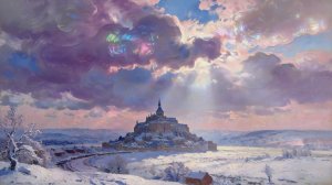 Визуальные Поэмы - Клод Моне `Снег в Аржантее`