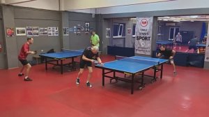 отбор Селяков А. (499) - Румянцев Н. (527) настольный теннис 27.01 Малиновый 400+ турнир СПб