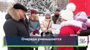 Очереди уменьшаются