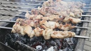 Предновогодний куриный шашлык 29.11.2025 года