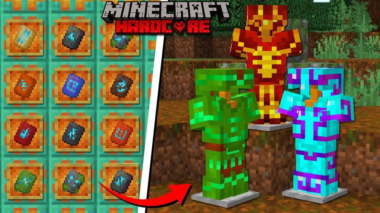 Собрал ВСЮ Новую БРОНЮ из Новых КУЗНЕЧНЫХ ШАБЛОНОВ в Майнкрафт ХАРДКОР! смотреть онлайн