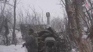 Боевая работа артиллеристов