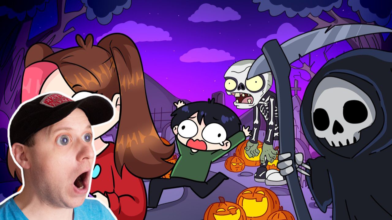 😱 ПРОВЕЛИ НОЧЬ НА КЛАДБИЩЕ (Анимация Реакция на Taedi) смотреть онлайн