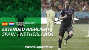 Испания 1–5 Нидерланды. Чемпионат мира по футболу 2014 года