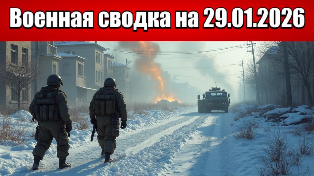 «ВСУ перекидывают пехоту в Купянск-Узловой по замерзшему Осколу!»: Военная сводка на 29.01.2026 смотреть онлайн