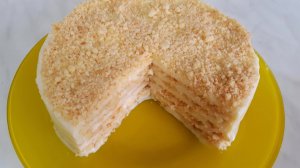 БЫСТРЫЙ Торт НАПОЛЕОН с Нежным хрустом! Очень ВКУСНЫЙ и ПРОСТОЙ НАПОЛЕОН