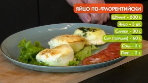 ЯЙЦА ПО-ФЛОРЕНТИЙСКИ — изысканный завтрак за 15 минут! Шеф раскрывает секреты