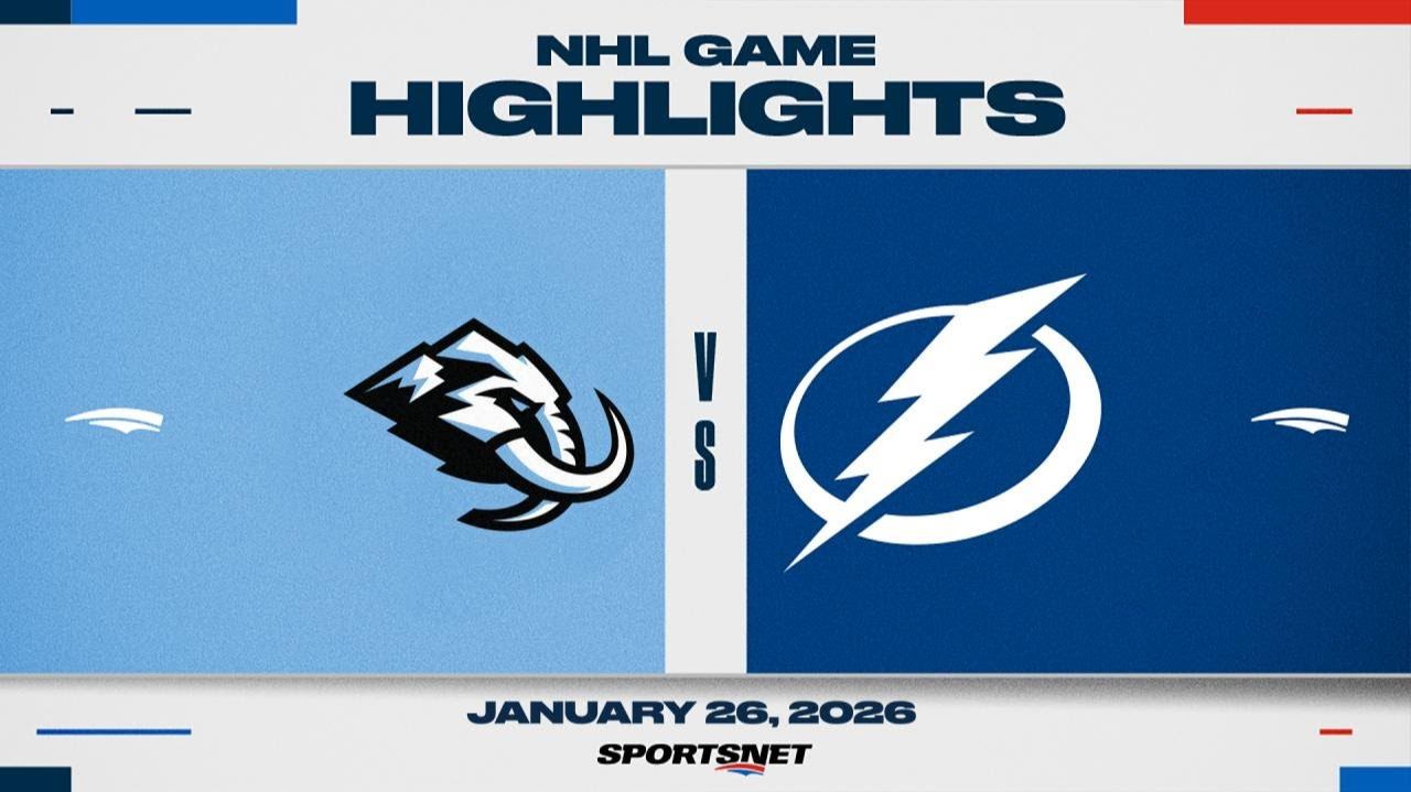 27.01.2026 | ОБЗОР МАТЧА | Тампа-Бэй Лайтнинг - Юта Мамонт | Highlights смотреть онлайн