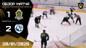 ОБЗОР / РУБЕЖ - СОКОЛ / 20.01.26 / ОХЛ МОСКВА / ДИВИЗИОН ЛЮБИТЕЛЬ 1