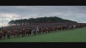 Кавалерия англичан. Начало битвы.